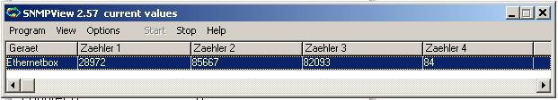 Zaehler Ethernetbox SNMP SNMPView